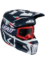 Kask enduro Leatt Moto 2.5 V25 niebiesko-biały