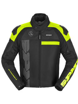 Kurtka motocyklowa tekstylna Spidi Progressive Net H2Out czarno-żółta