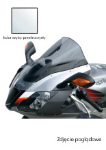 Szyba motocyklowa MRA Racing "R" Aprilia RSV 1000 Mille R / Factory [04-09] przeźroczysta