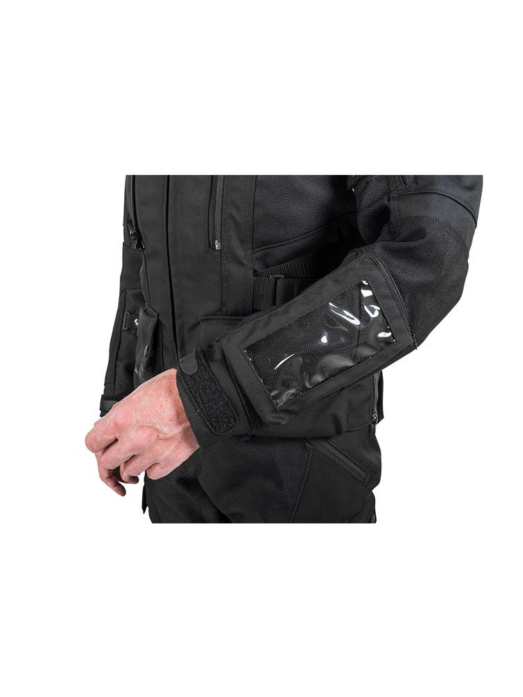 Kurtka motocyklowa damska tekstylna Touratech Companero Summer Traveller czarna