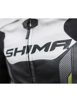 Kurtka motocyklowa Shima Bandit czarno-biało-czerwona