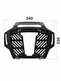 Stelaż pod kufer centralny Hepco&Becker AluRack Honda Forza 750 (21-) 