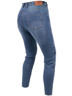 Jeansy motocyklowe damskie Rebelhorn Classic III Slim Fit niebieskie