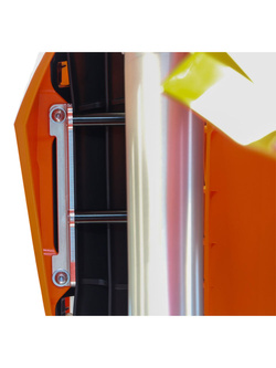 Osłony chłodnicy AXP Racing Gas Gas, Husqvarna, KTM (wybrane modele) srebrne