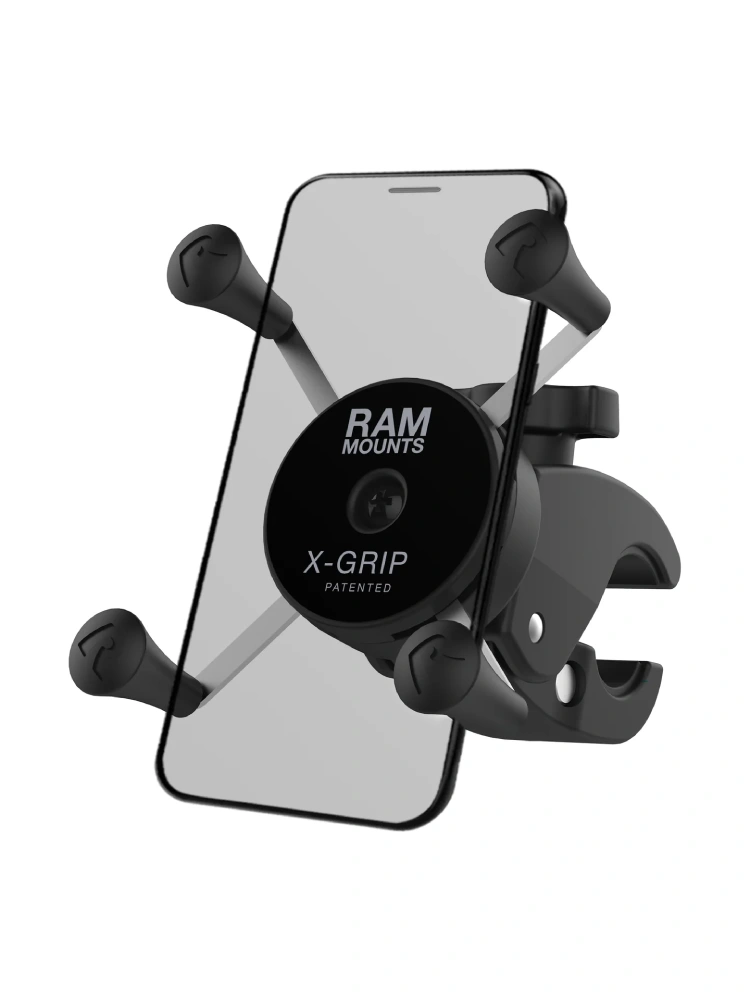 Uchwyt na telefon RAM X-Grip z klamrą zaciskową Tough-Claw
