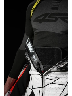 Kombinezon motocyklowy jednoczęściowy 4SR Racing Ultra Light Matrix AR biało-czarno-czerwony