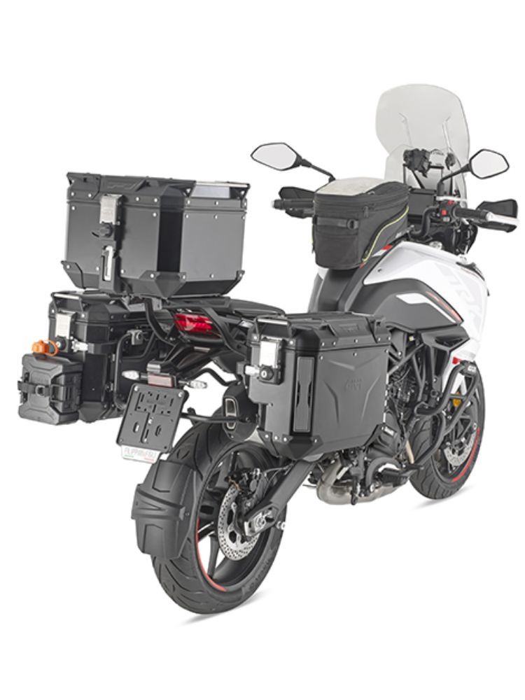 Stelaż asymetrycznych kufrów bocznych Trekker Outback Monokey Cam-Side Givi PL One-Fit do Benelli TRK 702/ X (23-25)