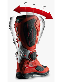Buty enduro TCX Comp Evo 2 Michelin czarno-niebieskie