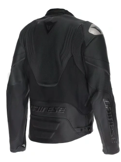 Kurtka motocyklowa skórzana Dainese Racing 5 [wersja perforowana] czarna