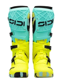 Buty enduro Sidi Crossair X biało-niebiesko-czerwone