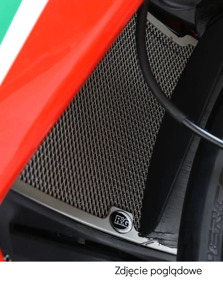 Osłona chłodnicy R&G aluminiowa do MV Agusta F4R/ F4RC (15-) /F4 RR (12-) szara
