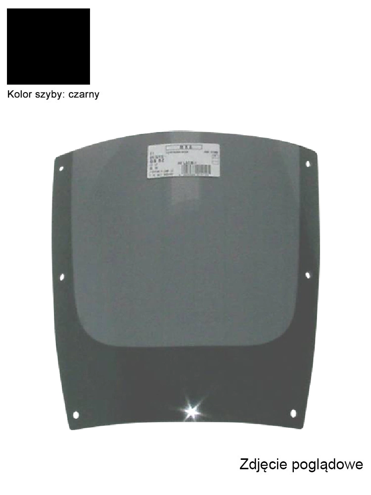 Szyba motocyklowa MRA oryginalny kształt "O" Kawasaki GPX 750 R (wszystkie roczniki) czarna