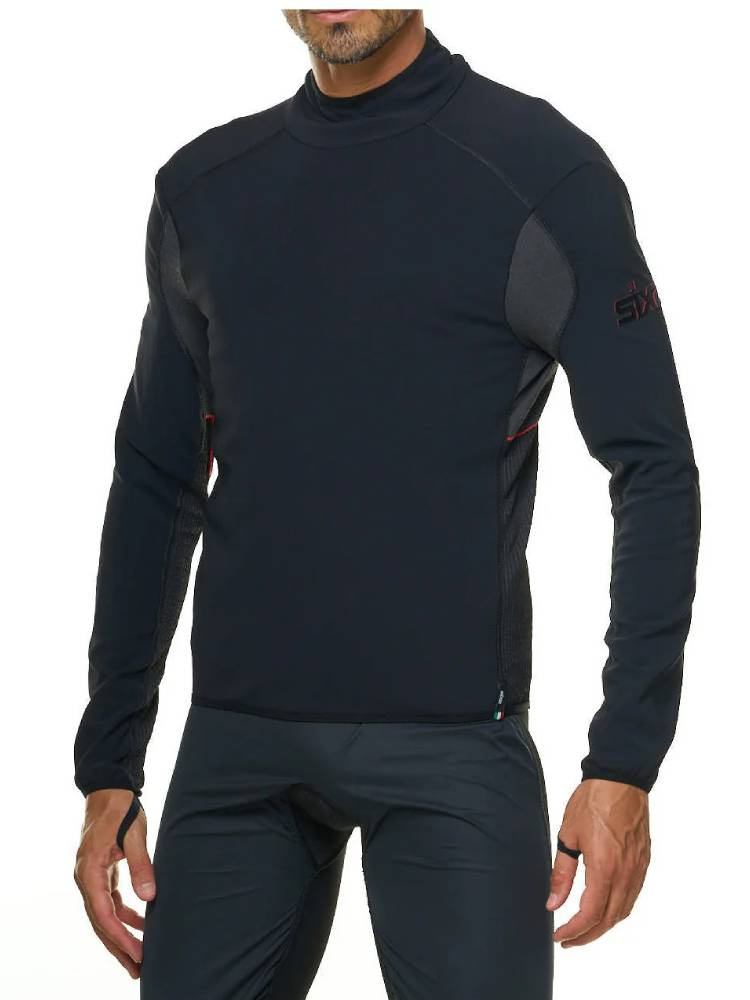 Bluza termoaktywna SIXS WTH na zimię czarna unisex