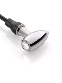 Kierunkowskaz motocyklowy Rizoma Club S (1 sztuka w zestawie) srebrny