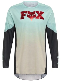 Bluza enduro Fox 360 Drip czarno-biało-niebieska