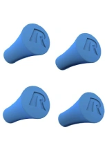 Zapasowe końcówki gumowe RAM do uchwytów X-Grip (komplet 4 sztuk) niebieskie
