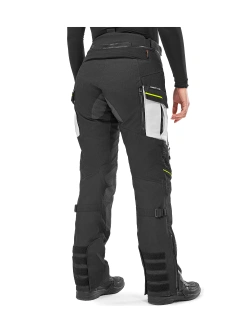 Spodnie motocyklowe damskie tekstylne Shima Tracker czarno-szare