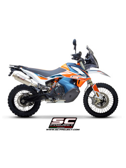 Tłumik SC-Project Rally Raid Titanium (Slip on) - KTM 790 Adventure [19-20]