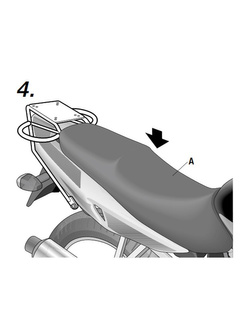 Stelaż pod kufer centralny Shad do Suzuki GS 500/ F (01-11)
