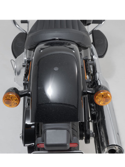 Zestaw: sakwy boczne Legend Gear LH1/ LH1 + stelaż LH1/ LH1 Sw-Motech do Harley-Davidson Softail Low Rider S (19-)/ Softail Slim (FLSL) ST1 / Street Bob (17-25), Softail Standard (20-25) [pojemność: 39 l]