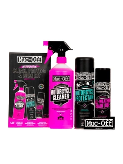 Zestaw do konserwacji motocykla Muc-Off [zestaw 3 elementów]