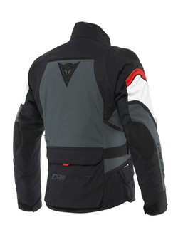 Kurtka motocyklowa tekstylna Dainese Carve Master 3 Gore-Tex czarno-szaro-czerwona