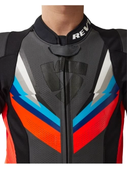 Kombinezon motocyklowy jednoczęściowy REV’IT! Quantum 3 fluo czerwono-czarny