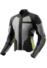 Kurtka motocyklowa tekstylna Rebelhorn Scandal 3 czarno-szara-fluo