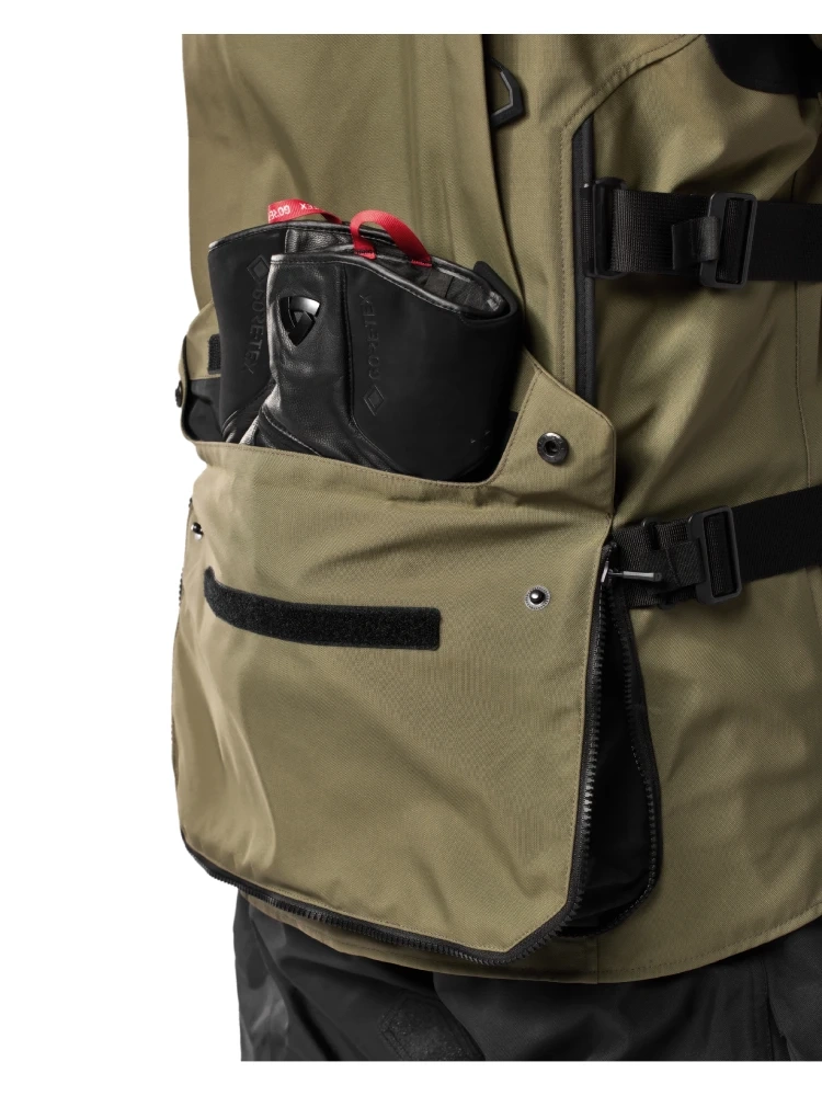 Kurtka motocyklowa tekstylna REV'IT! Dominator 3 GTX czarno-zielona