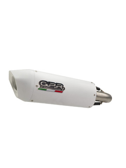 Tłumik G.P.R Albus Ceramic [Slip-On, Aluminium] - Ducati Hypermotard 821 [13-16]