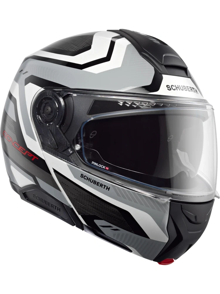 Kask szczękowy Schuberth Concept Kinetic srebrno-biało-szary