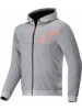 Gray Heather Red Fluo