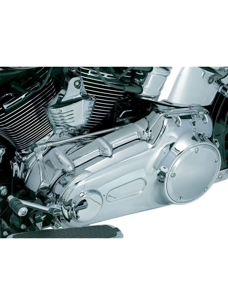 Osłona sprzęgła wewnętrzna Kuryakyn Harley Davidson (wybrane modele) srebrna [dwuczęściowa]