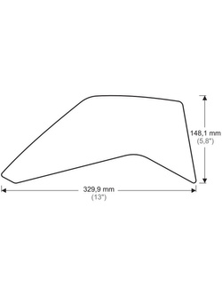 Tankpady boczne PUIG Honda CRF1000L Africa Twin (02-19), CRF1100L Africa Twin (20-) białe