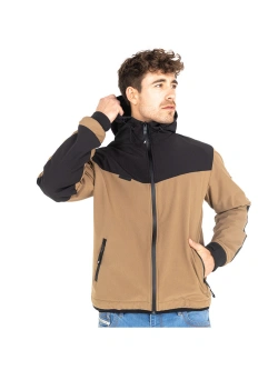 Softshell motocyklowy John Doe XTM V3 brązowo-czarny