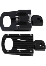 Podnóżki motocyklowe Biltwell Punisher wybrane modele Harley-Davidson czarne