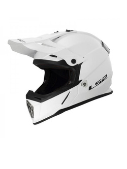 Kask enduro LS2 MX437 Fast Evo biały