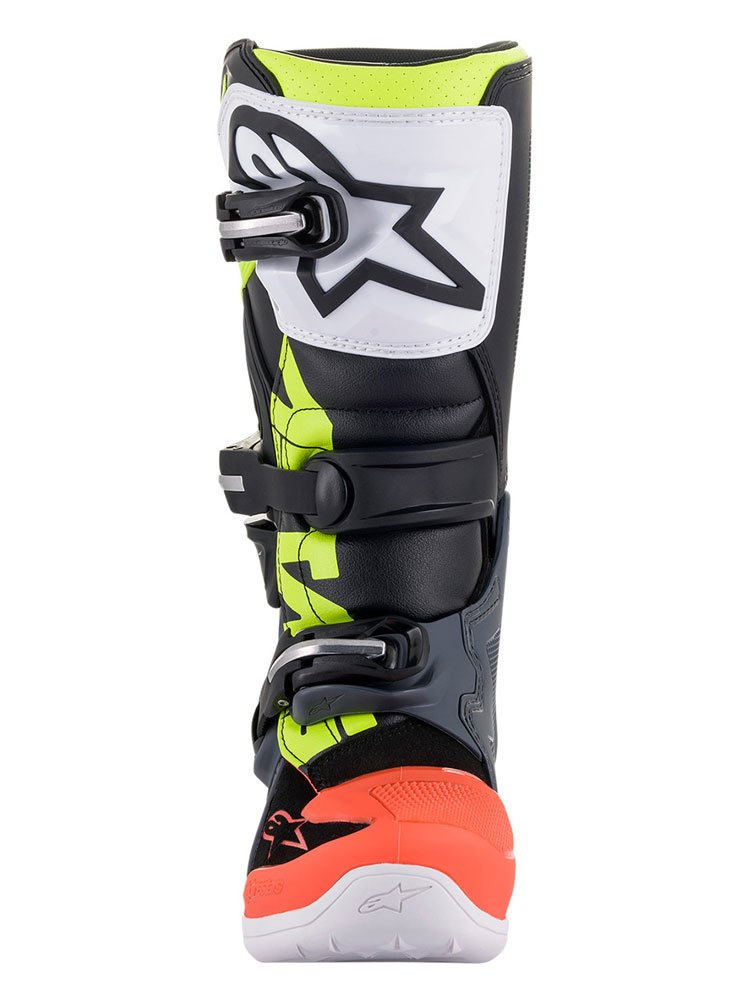 Buty enduro dziecięce Alpinestars Tech 7S szaro-czerwono-czarne