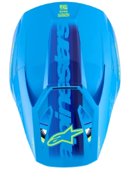 Kask enduro Alpinestars SM3 Force niebieski-fluo