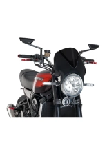 Owiewka motocyklowa PUIG Vision Kawasaki ZR 900 RS (18-)/ ZR 900 RS SE (22-) stylizowana na carbon z mocno przyciemnianą szybą