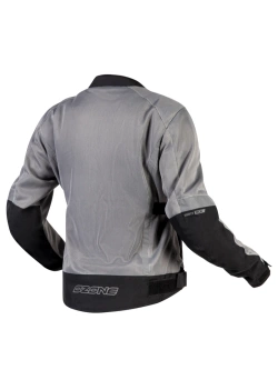 Kurtka motocyklowa damska tekstylna Ozone Dart szaro-czarna