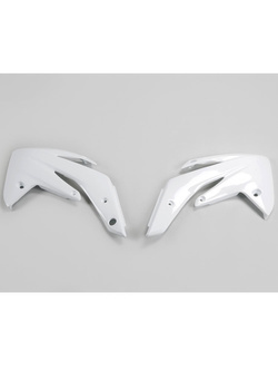 Osłony chłodnicy UFO do Hondy CRF 150R (07-) białe