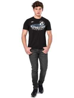 Koszulka z krótkim rękawem Alpinestars Semicircle CSF czarna