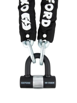 Łańcuch do motocykla Oxford HD Chain Lock z kłódką [długość: 1 m; średnica oczka: 9.3 mm]