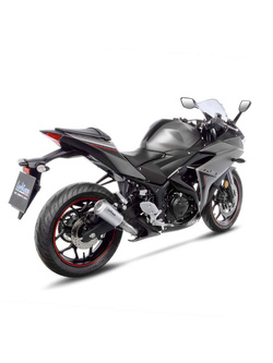 Tłumik LeoVince LV-10 [Slip-On, Stainless Steel] do Yamaha YZF-R3 [15-20], MT-03 [16-20], MT-25 [15-18], YZF-R25 [14-18]