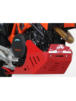 Płyta pod silnik AXP Racing GasGas ES700/SM700 (22-25) czerwona