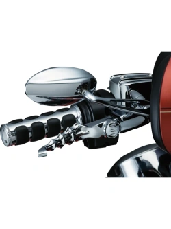 Nakładki manetek Kuryakyn ISO Harley Davidson (08-24) (wybrane modele) srebrno-czarne