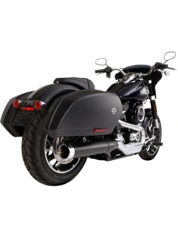 Tłumik motocyklowy Rinehart Racing 4" Harley Davidson Sport Glide (FLSB) czarny/chromowany [18-24]