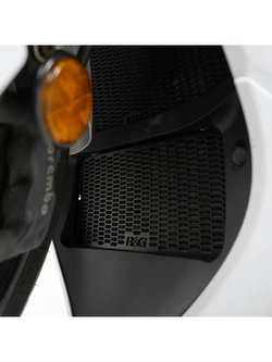 Osłona chłodnicy oleju R&G Racing Suzuki Hayabusa (08-)/ B-King aluminiowa, czarna
