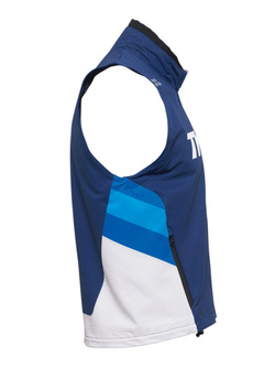 Kamizelka motocyklowa Thor Warm Up niebiesko-biała